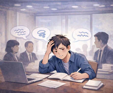 ADHD注意欠如で働くつらさ。共感します ⭐︎話が飛ぶ、メモが取れない。注意欠如の極致な経験談⭐︎ イメージ1
