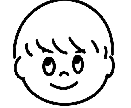 シンプルな似顔絵を描きます キャラクターチックなかわいいシンプルな似顔絵を描きます イメージ1