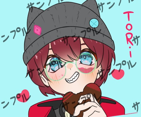 VRCユーザー向けキャラクターアイコンを作成します VRCユーザー向けキャラクターアイコン イメージ1