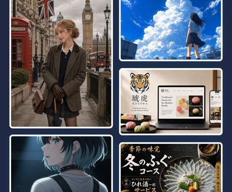 実務で使える！AI画像生成プロンプト厳選＋作ります 【10個セット＋画像付き！】複数ツール対応/納品後の質問対応 イメージ2