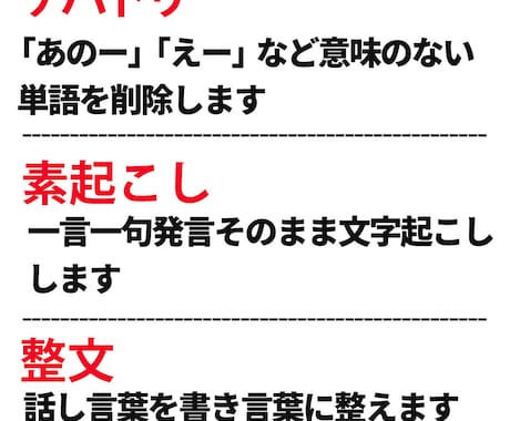 1分75円・音声の文字起こし代行します インタビュー、会議、YouTubeなど！ イメージ2