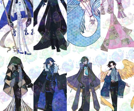 全身立ち絵描きます TRPG等に使える全身立ち絵を描きます イメージ2