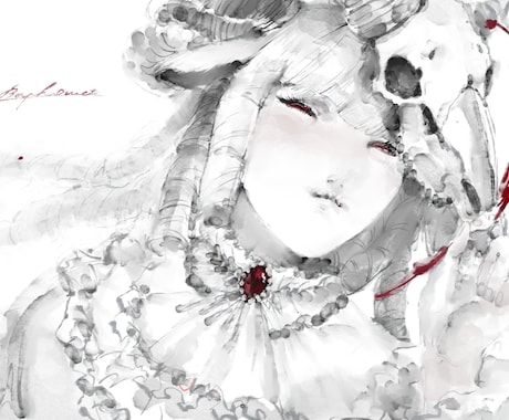 写実風の耽美なイラスト描かせて頂きます 耽美なイラストお描きできます。 イメージ1