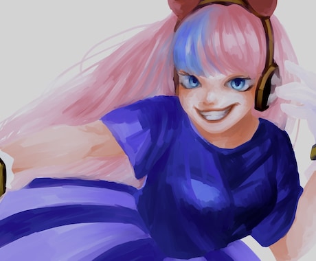 厚塗り感のあるイラスト制作をします 厚塗りのイラストが欲しい方向け！現役美大生が制作します イメージ2