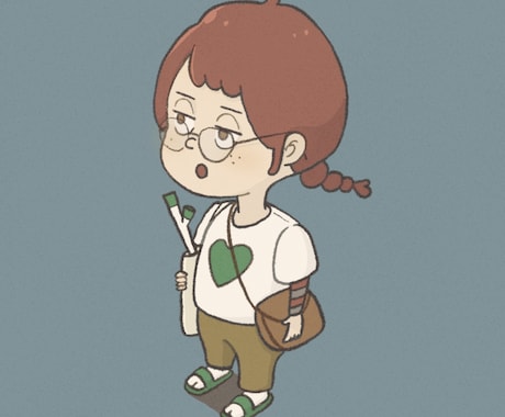 シンプルでポップなイラスト描きます イメージ1