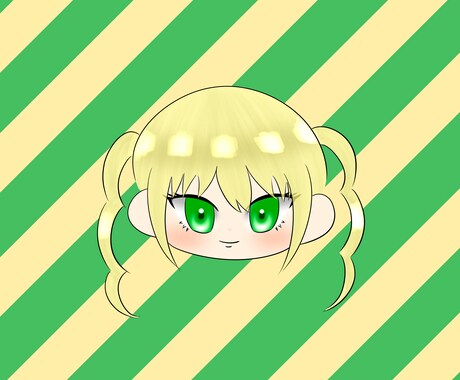 ミニキャラ風アイコン描きます あなただけのミニキャラ風アイコンを私にお任せ下さい！ イメージ1