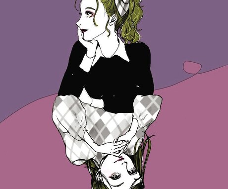 イラスト描きます お待ちかね！作者が独学で手に入れた独創的な作風 イメージ1