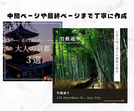 Instagramの投稿画像を1投稿分作成します 集客アップ／フォロワーアップ／修正回数無制限 イメージ2