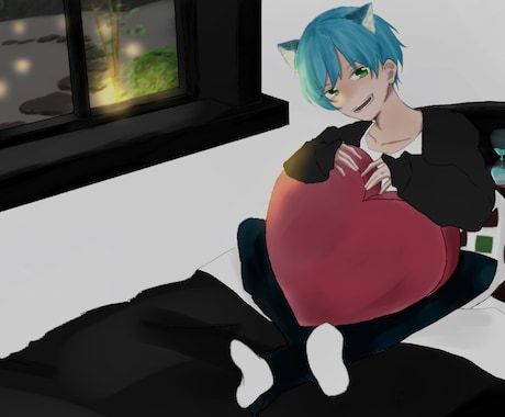 SNS等のイラストを描きます バストアップのSNSアイコンメインです イメージ2