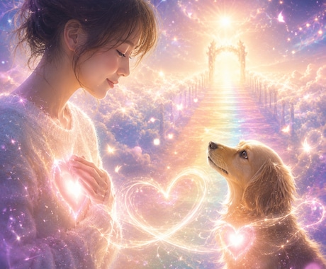 お空に還ったペットの魂と繋がりメッセージを伝えます 大切なあの子が、今あなたに伝えたい想いをお届けします。 イメージ1