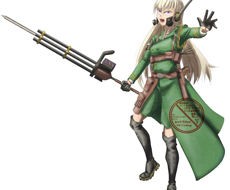 油彩タッチのキャラや小物イラストを制作します 【TRPGやゲームに】シリアス・クールの演出に一役買います イメージ1