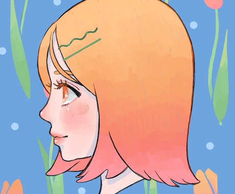 女性向け♡個性的でおしゃれなアイコン描きます 実績を積みたいため期間限定基本料金2000円！ イメージ1