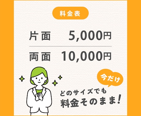 低価格で初めてのチラシ作りを応援します 安いしとりあえずご相談だけでもどうですか？ イメージ2