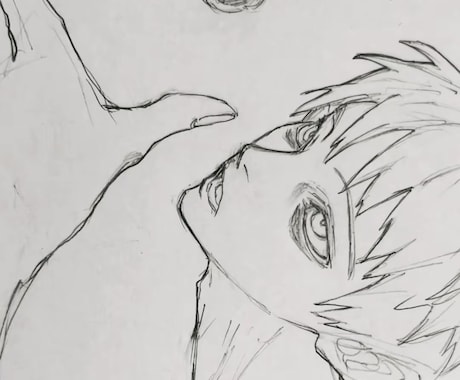 シャープペンで素敵な人物イラスト描きます イメージ1