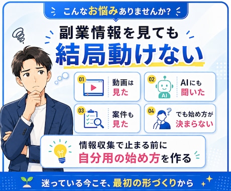副業初心者の“何から始める？”をAIで形にします スマホで簡単/初心者OK/副業/サラリーマン/Aiがサポート イメージ2