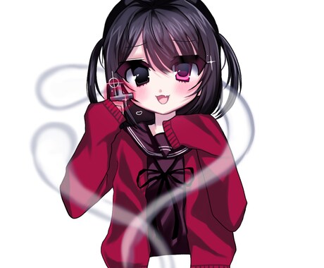 立ち絵、1枚絵、アイコン描きます ギャルゲ風の絵柄が得意ですが、色んな絵柄で描けます イメージ1