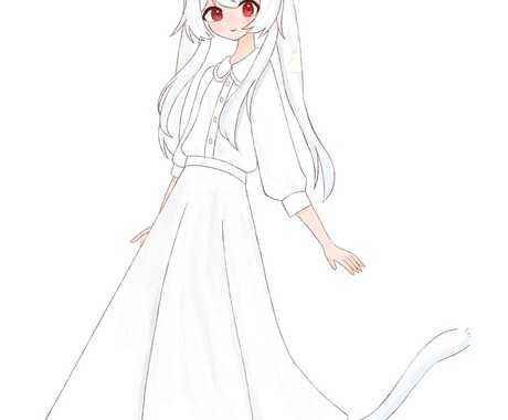 女性キャラクター向けイラストを制作します かわいい女の子がとても得意です！ イメージ2
