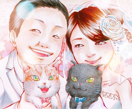 色鉛筆であなた好みのイラスト描きます 色鉛筆でカッコイイ絵やカワイイ絵を描かせて頂きます! イメージ2