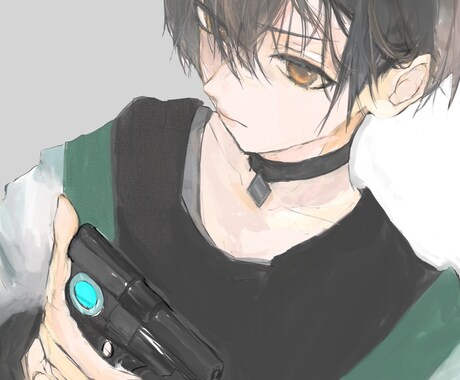 同人誌の表紙、サムネ、プレゼントに！一枚絵描きます 目を惹き、魅せるイラスト描きます イメージ1