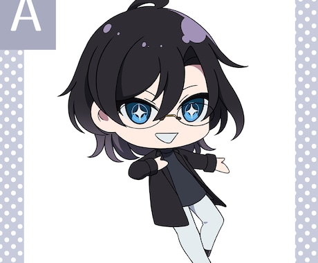 デフォルメイラスト描きます グッズや立ち絵用のデフォルメキャラクターイラストを描きます イメージ2
