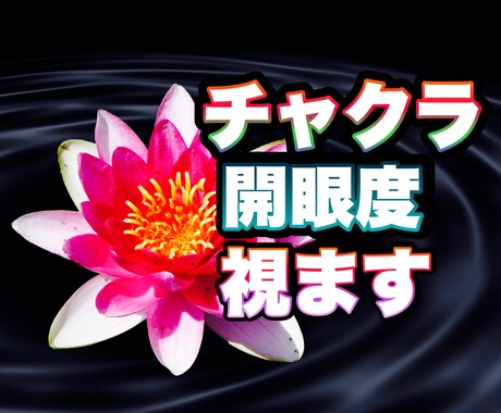 チャクラが何番目まで開いているか、状況を視ます 魂の覚醒、自己調整方法等あなたにピッタリのアドバイスをお届け イメージ1