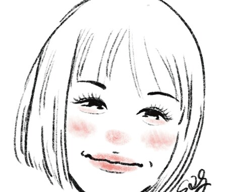 誇張しない似顔絵描きます よくある面白似顔絵じゃない、あなたの良さ似顔絵を描きます！ イメージ1