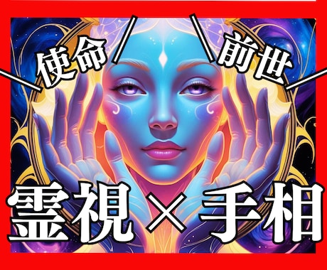 使命・前世を霊視と手相でハイヤーセルフと鑑定します 魂の覚醒と次元上昇☆人生の流れ、本質、才能、過去世を霊感霊視 イメージ1