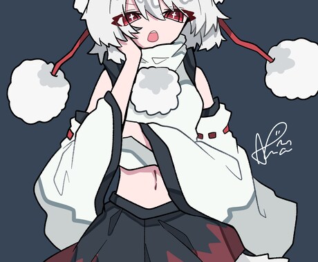 目を引くイラスト制作致します 最短即日納品！ミニキャラ、立ち絵、アイコンもお受けします！ イメージ2