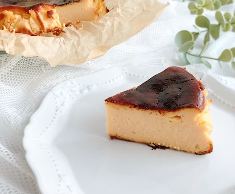 胃袋掴める！米粉バスクチーズケーキの作り方教えます 初めてでもプロと大絶賛！混ぜて焼くだけ！ワンボウルレシピ！ イメージ2
