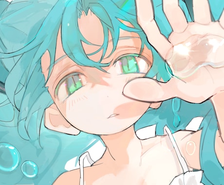 儚い世界観のキャラクター一枚絵を制作します イメージ1