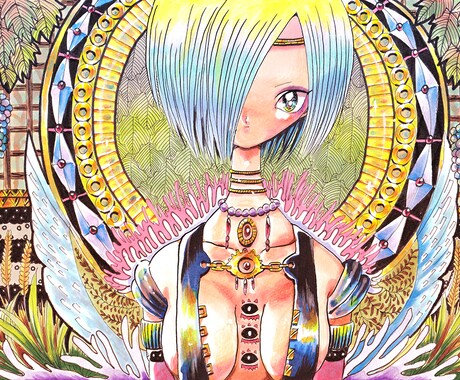 メルヘンでノスタルジックなコピックイラスト描きます メルヘンチックでノスタルジックで、ちょっとダークなイラストも イメージ2