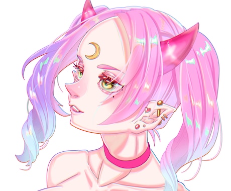 アイコン描きます SNSのアイコンをバストアップで描きます イメージ1