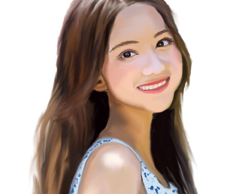 写真からオリジナル似顔絵を作成します 手描きならではの温かみあるデザインをお楽しみください。 イメージ2