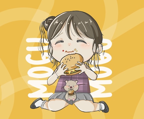 即日納品可！アイコン等に！ポップなイラスト描きます 早い納期とお財布に優しい価格でポップなイラストをご提供！ イメージ1