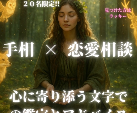 モニター価格500☆手相 × 恋愛相談☆します 手相とこれまでの学び・経験を組み合わせてアドバイスします。 イメージ1