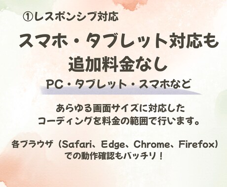 完成されたデザインを忠実に再現します 【レスポンシブ対応込み】HP・LPコーディング代行いたします イメージ2