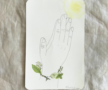 ほっこりしたポストカード描きます 【味のある植物の絵描きます】より手頃なサービスが欲しい方へ イメージ1