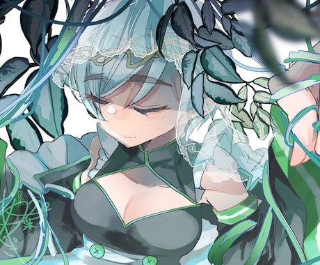 商用利用◎一枚絵を描きます SNS用、歌ってみたイラスト等におすすめです イメージ2