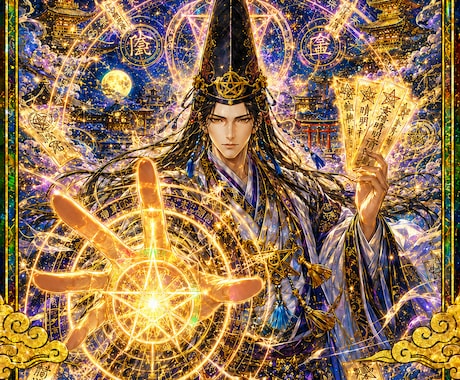 陰陽師の最強護符ガチャ全32種からお届けします 護符の言葉を覚え、自分で開運・厄除けのワークを実践したい方 イメージ1