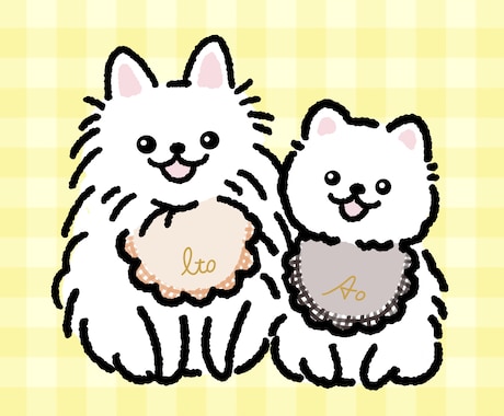 印刷もできる高画質のペットイラストをお描きします イメージ1