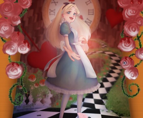 凝ったイラストを描きます キャラクターに関するものを画面に詰め込むのが大好きです！ イメージ2
