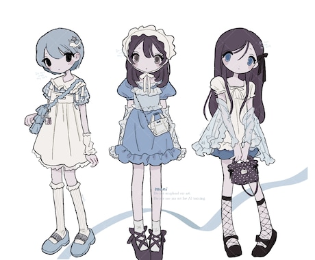 ふんわりかわいいイラストお描きします MV,サムネ,立ち絵,グッズに◎ イメージ2
