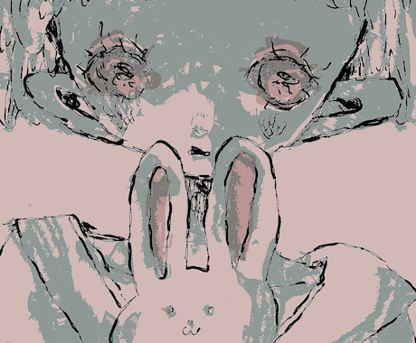 繊細で情緒的な手描きイラスト、描きます どこか儚く記憶に残る。あなたの世界観を込めた一枚を描きます。 イメージ1