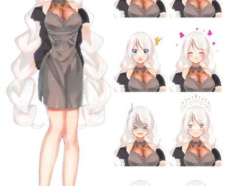動画用に！立ち絵描きます ワンランク上の立ち絵で動画の完成度を上げよう！ イメージ2