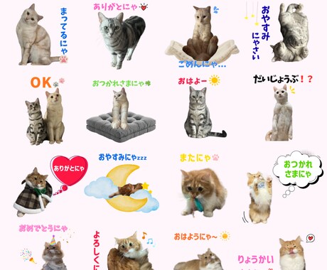 あなた専用・世界に一つのLINEスタンプ作ります ペット・お子さまの写真でスタンプ作成・申請まで全てサポート！ イメージ2