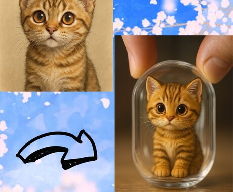 世界に一つのミニチュア画像を作ります 大切な瞬間を、ガシャポンサイズのときめきに。 イメージ2