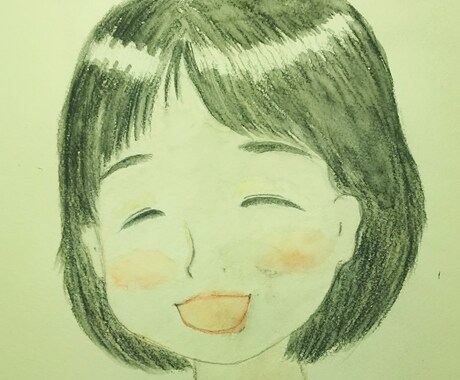 絵本のような優しい似顔絵お描きします 見て心が暖まるような笑顔をあなたへ イメージ2