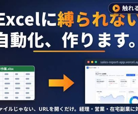 初心者OK｜Excel・スプシをAI自動化します イメージ1