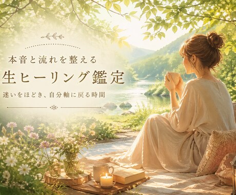 本音と流れを整える人生に変容させます 迷いをほどき、自信を取り戻し、自分軸に戻る時間 イメージ1