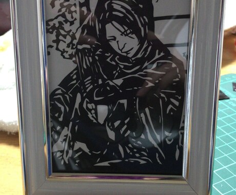 イラストを切り絵にいたします 写真とは違う雰囲気があります！ イメージ1